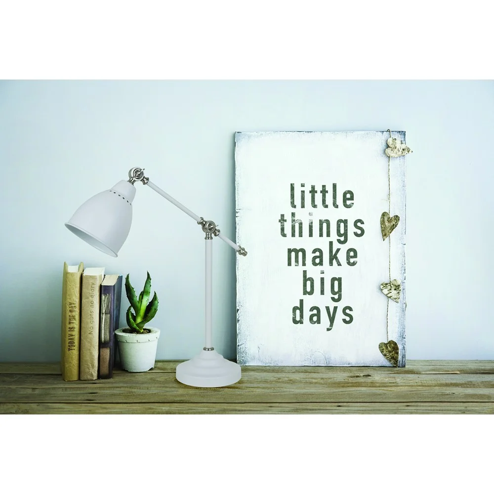 Офисная настольная лампа Arte Lamp Braccio A2054LT-1WH